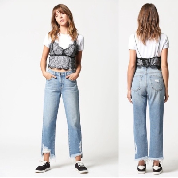 Hidden Denim Tracey Frayed Hem Size 24 - Picture 9 of 11